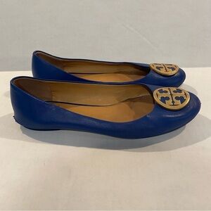 Tory Burch Blue Ballet Flats